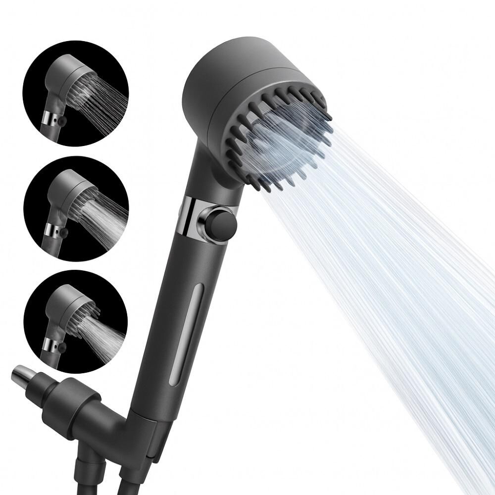 Telefono Cabezal De Ducha Turbo Con Masajeador 4 En 1 image number 1.0