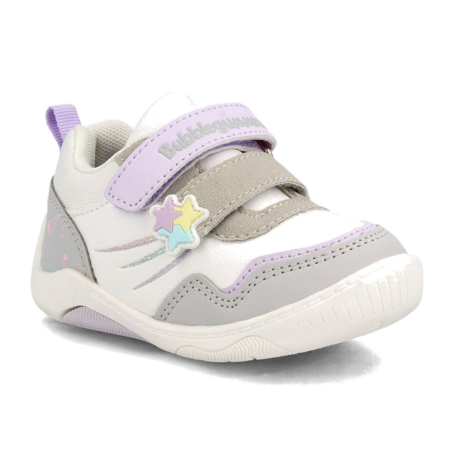 Zapatilla Ni&ntilde;a Bubblegummers Sam Plateado/blanco image number 1.0