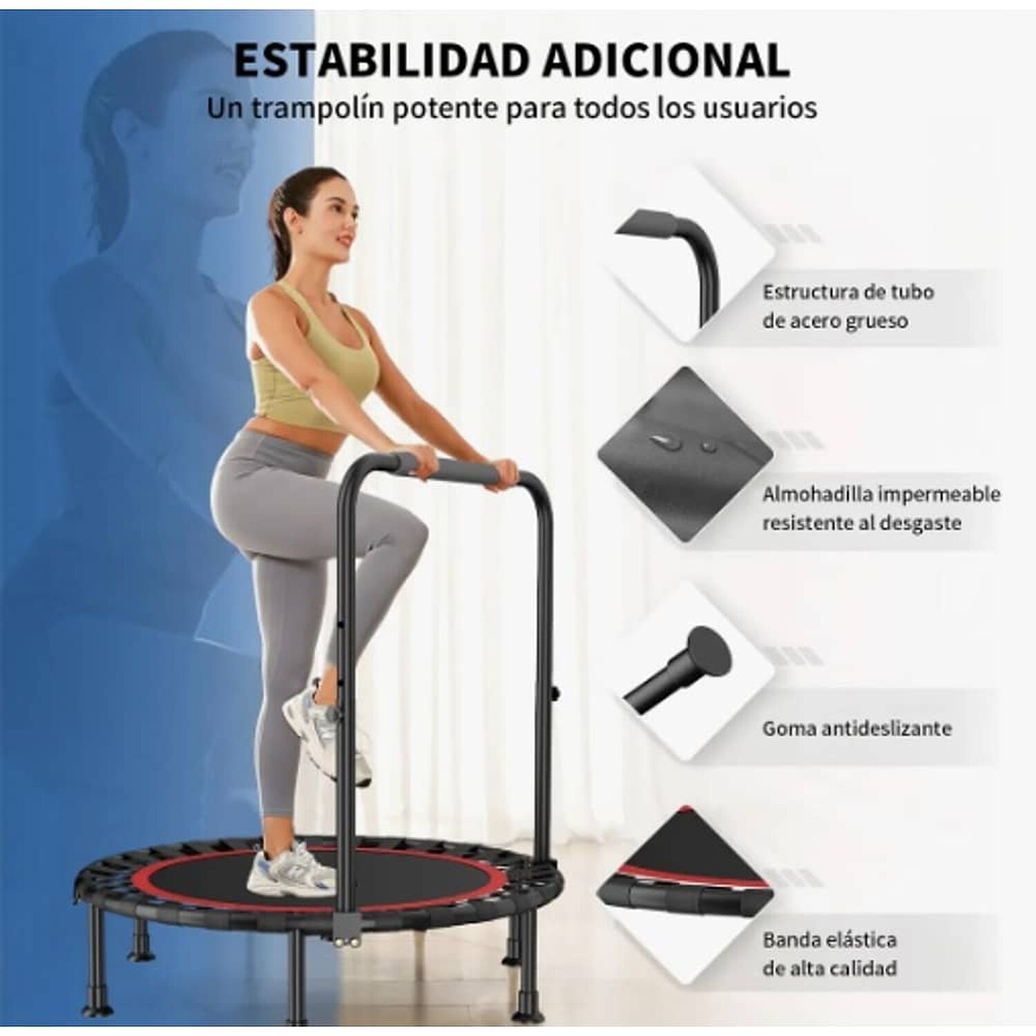 Trampol&iacute;n Aer&oacute;bicos Ejercicio+ image number 4.0