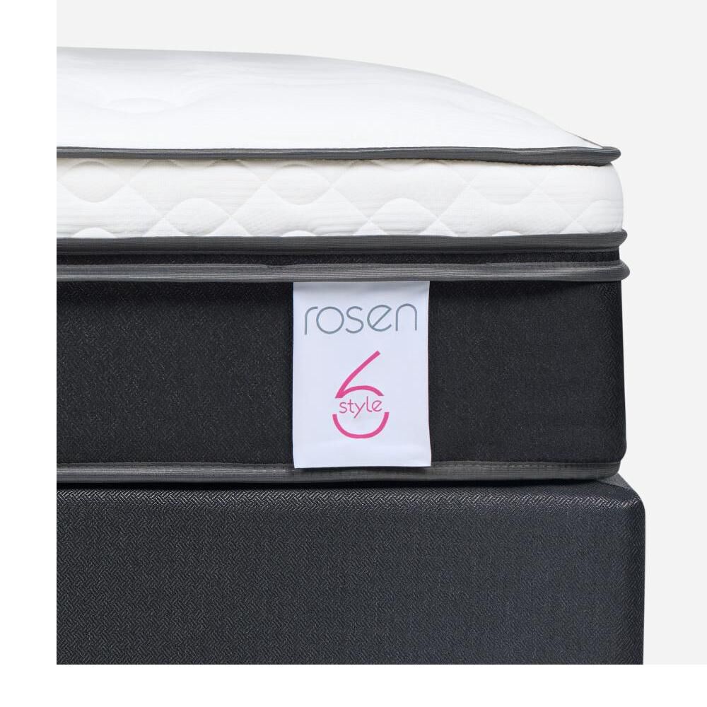 Cama Europea Rosen New Style 6 / 2 Plazas / Base Normal image number 5.0