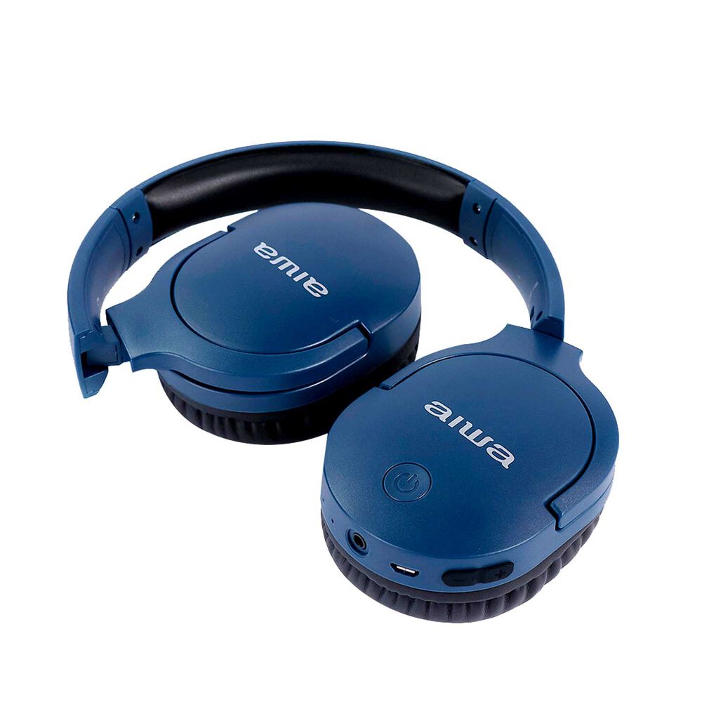 Audífonos Aiwa On-ear Bluetooth Micrófono Aux Aw-k11b - Vc image number 3.0