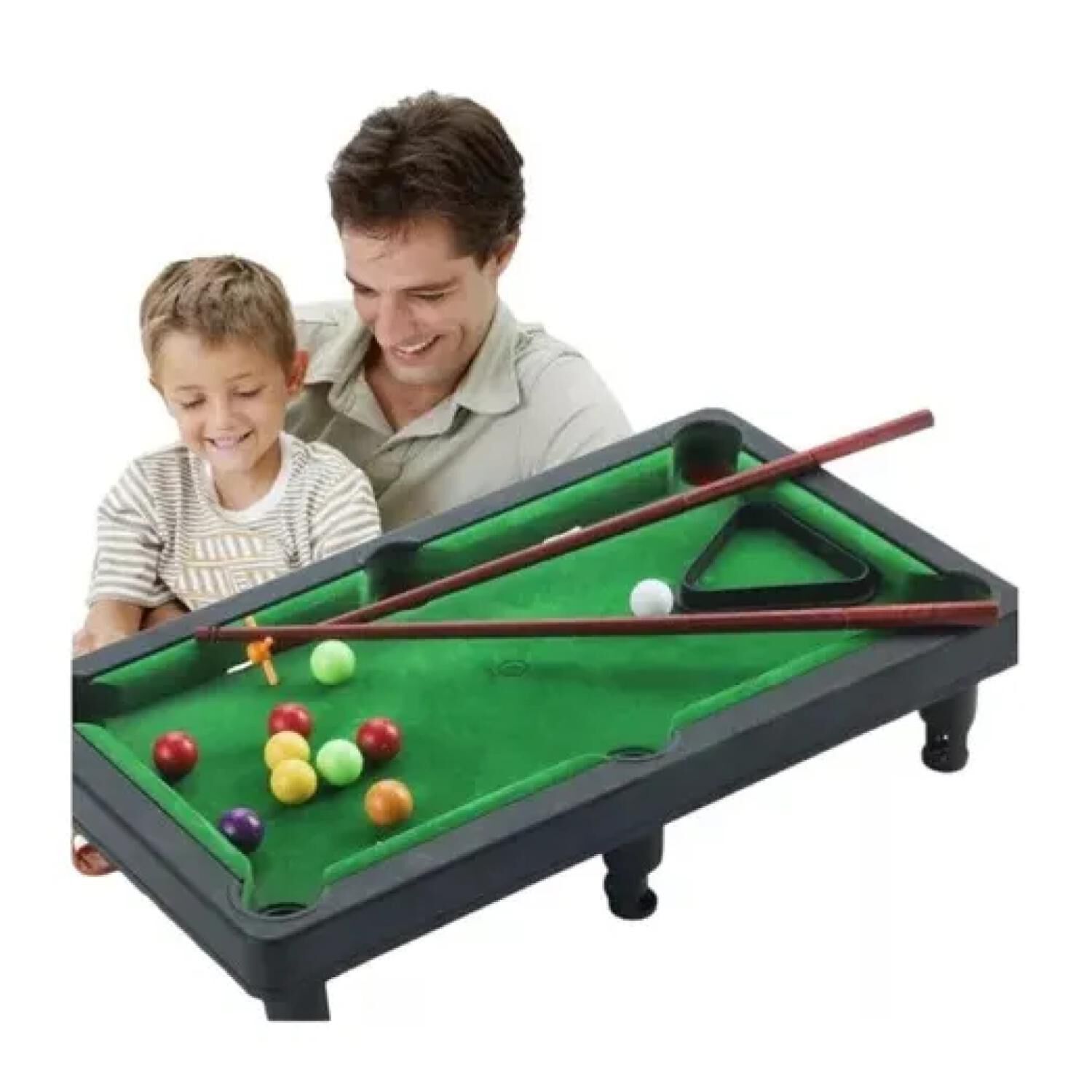 Juguete Mini Mesa De Pool Billar Con Accesorios Infantil image number 3.0