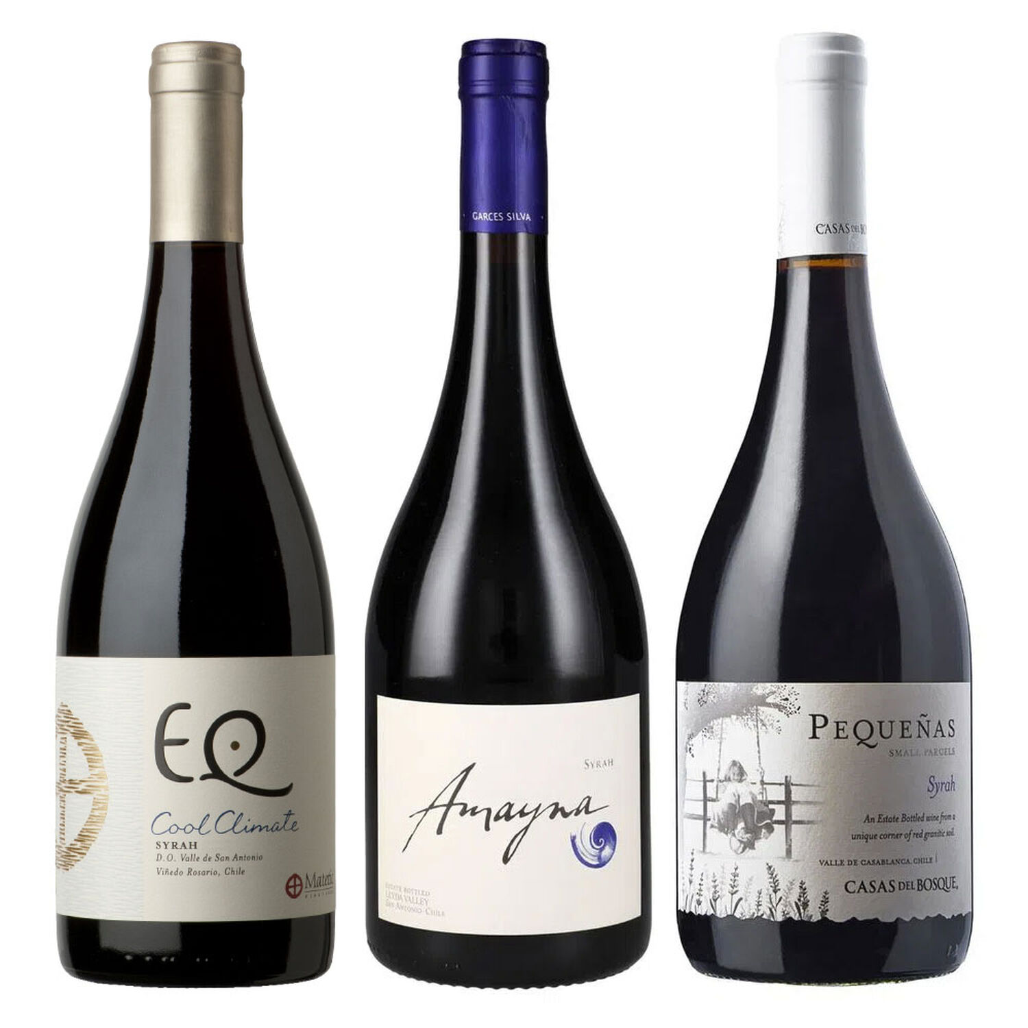 3 Vinos Mix Alta Gama Syrah. image number 0.0