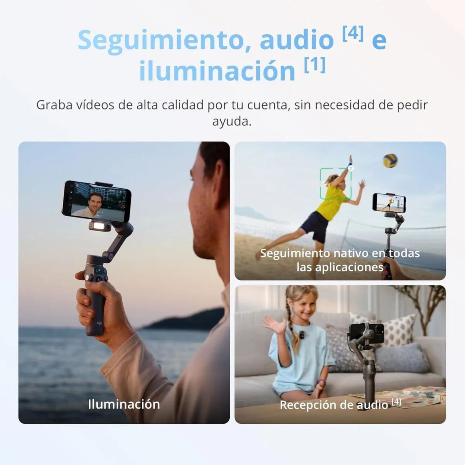 Dji Osmo Mobile 8 Gimbal Estabilizador 360 Modulo Ia image number 3.0