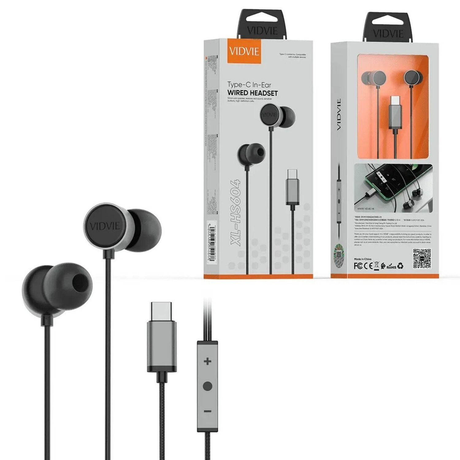 Aud&iacute;fonos Intrauditivo Y Micr&oacute;fono Con Cable Usb C Para Android Y Iphone image number 0.0