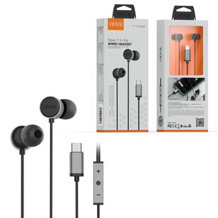 Aud&iacute;fonos Intrauditivo Y Micr&oacute;fono Con Cable Usb C Para Android Y Iphone