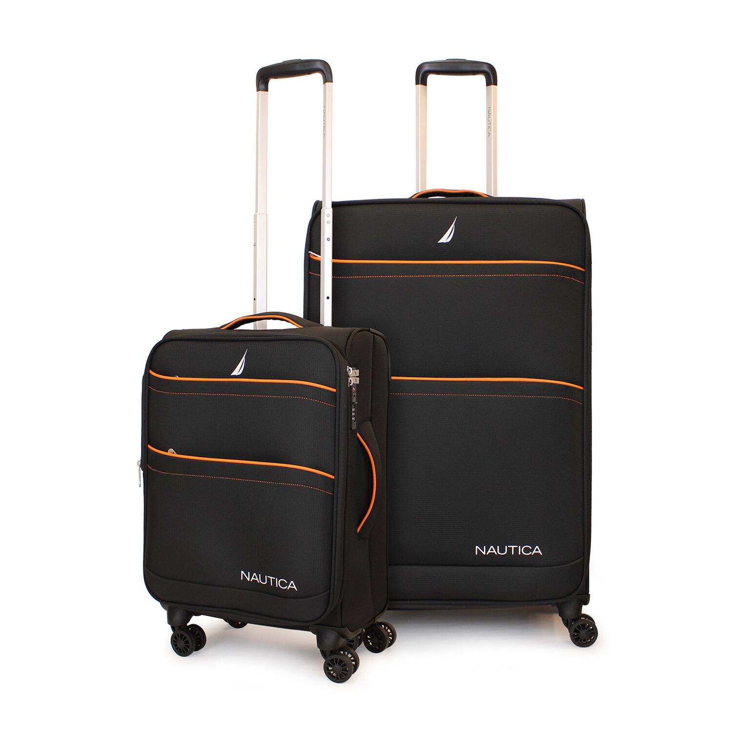 Pack 2 Maletas Blandas S+l Nautica Lisboa 10kg Y 23kg Negra image number 0.0