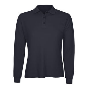 Polera Algod&oacute;n Pique Manga Larga Velox Mujer