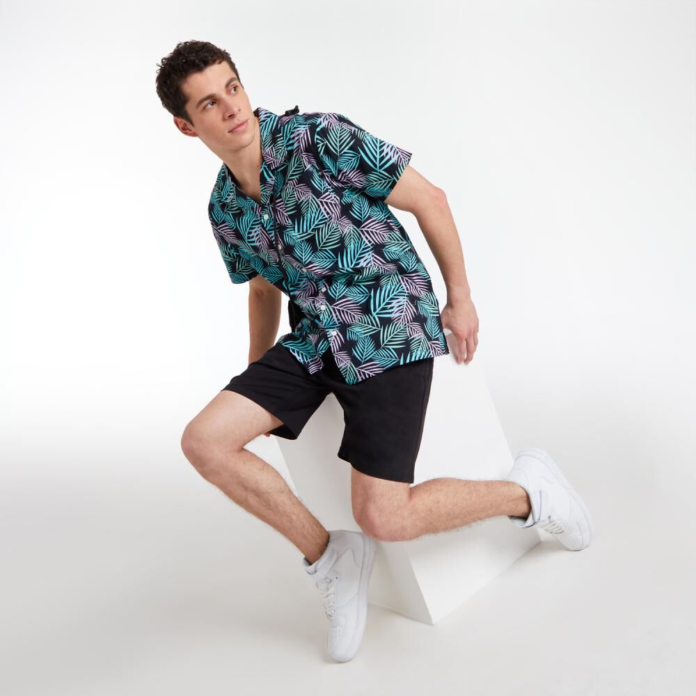 Camisa Slim Manga Corta Hombre Skuad image number 1.0