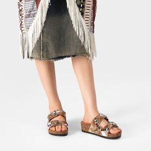 Sandalias Chalas Mujer Vintage Confort Pedrería Weide Gh136