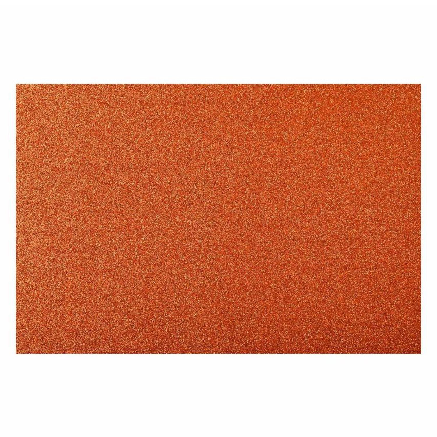 Goma Eva Glitter 40x60cm 2mm Naranja Torre image number 0.0