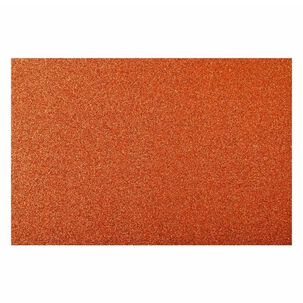 Goma Eva Glitter 40x60cm 2mm Naranja Torre