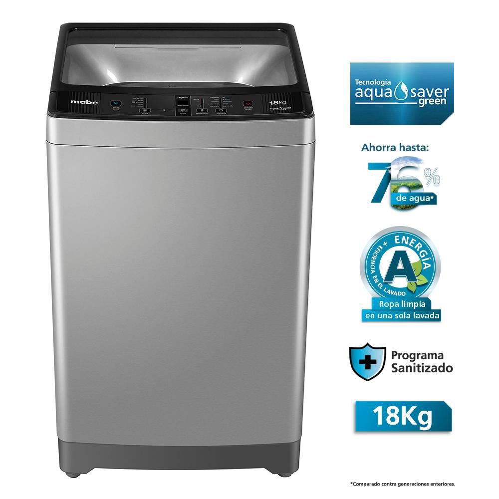 Lavadora Mabe LMA8120WGCl0 / 18 Kilos en Oferta | Hites.com