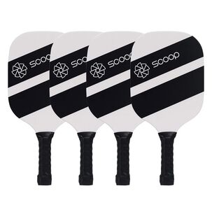 Set De Pickleball Scoop Con 4 Raquetas Y Red