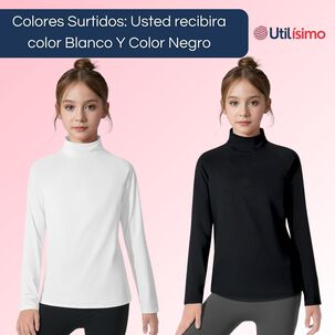 Pack 3 Camiseta Algod&oacute;n Polera Beatle De Ni&ntilde;a Primera Capa