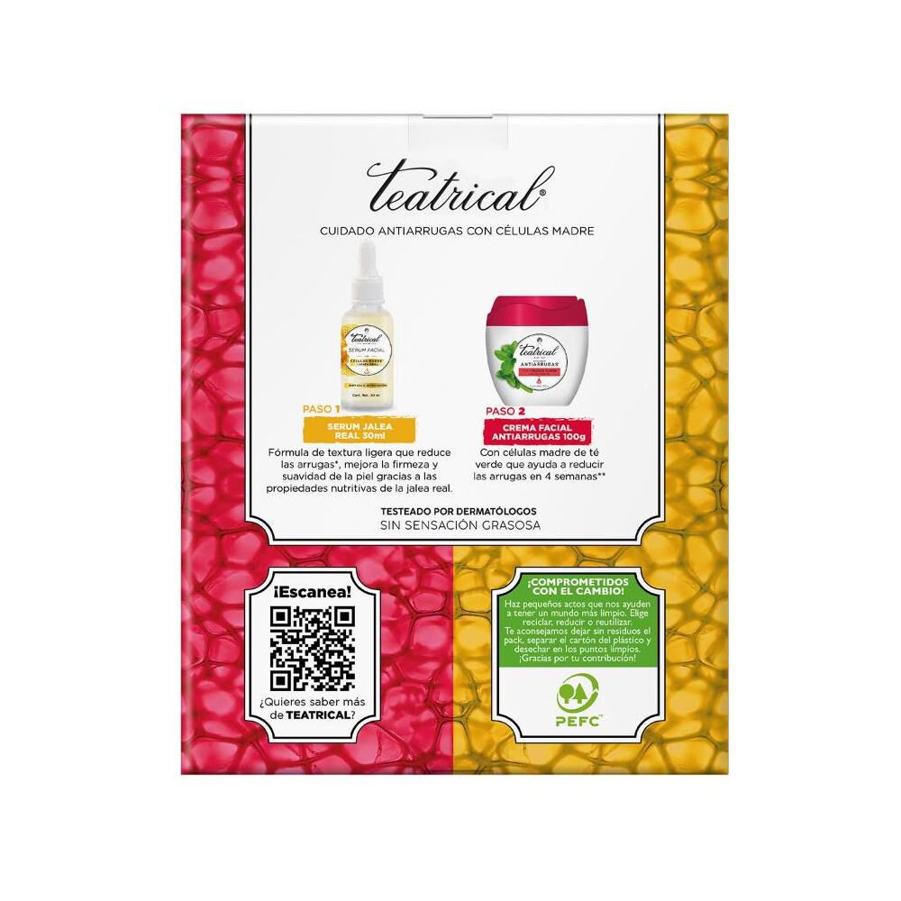 Pack Teatrical Sérum Jalea Real + Crema Antiarrugas 100g image number 3.0