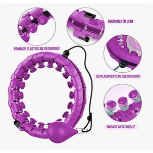 Aro Deportivo Con Peso Entrenador De Cintura Hula Hoop
