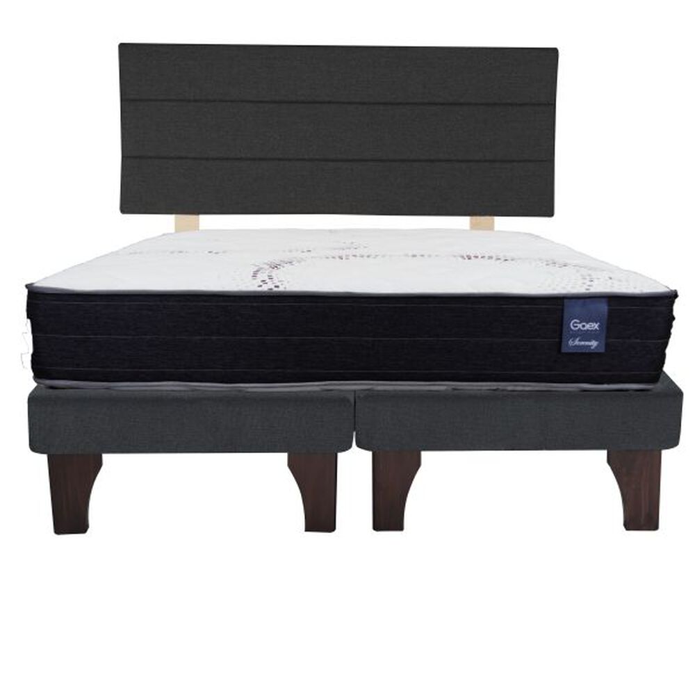 Cama Europea 2 Plazas 190 Respaldo Atacama image number 3.0