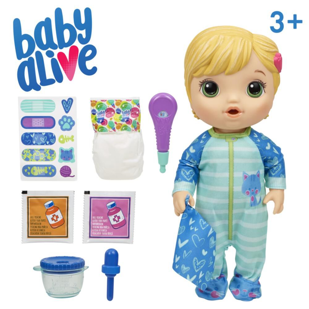 Mu&ntilde;eca Baby Alive Beb&eacute; Cuidados Baby Cat image number 3.0