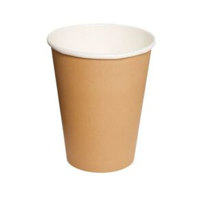 Vasos Carton Ripple Corrugado Negro 8 Oz De 25 Unidades