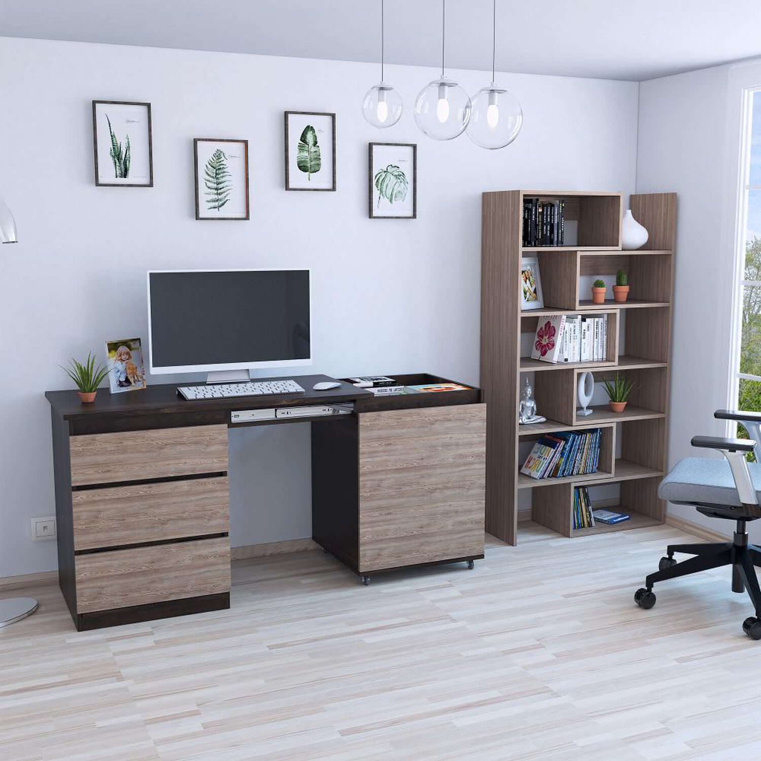 Combo Tuhome Office 10 / Biblioteca + Escritorio image number 1.0