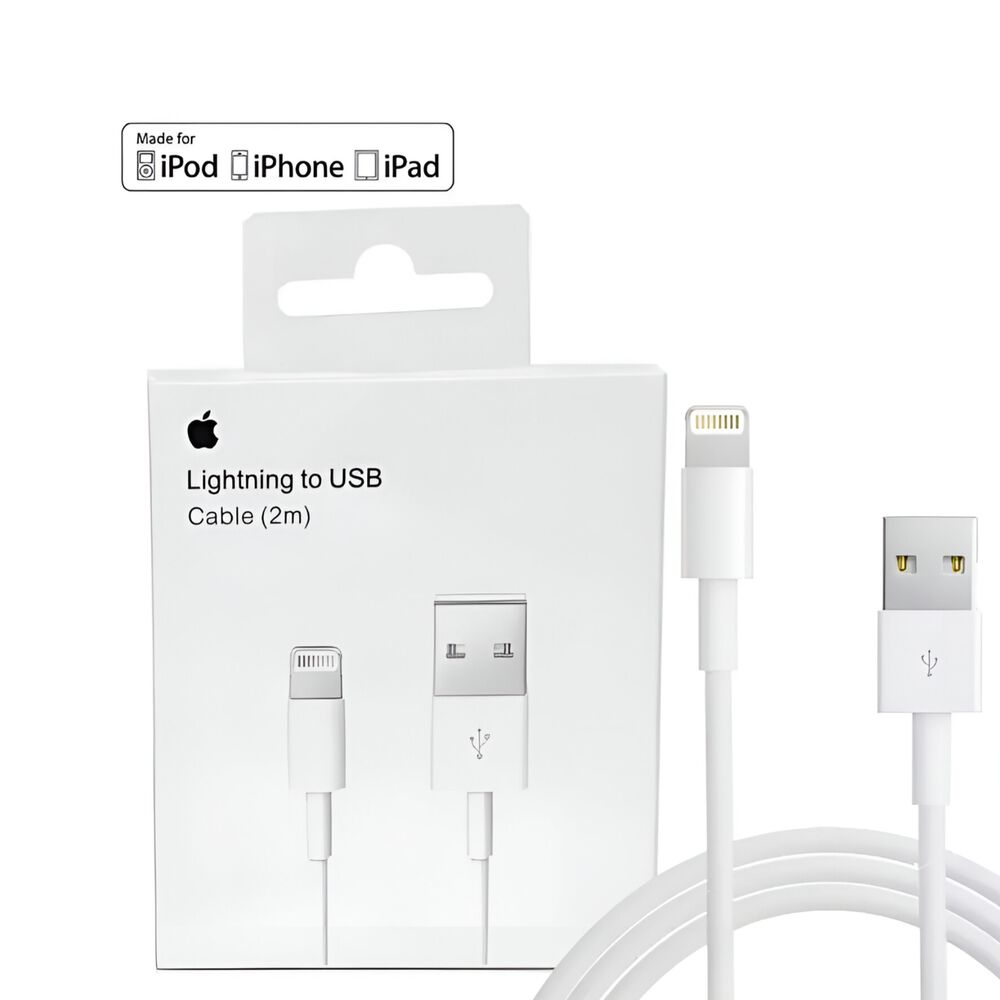 Cable De Datos Apple Lightning A Usb 2m Md819am Original image number 6.0
