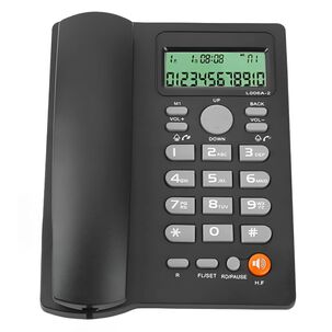 Tel&eacute;fono De Red Fija Uniden Con Manos Libre Sobre Mesa 7413