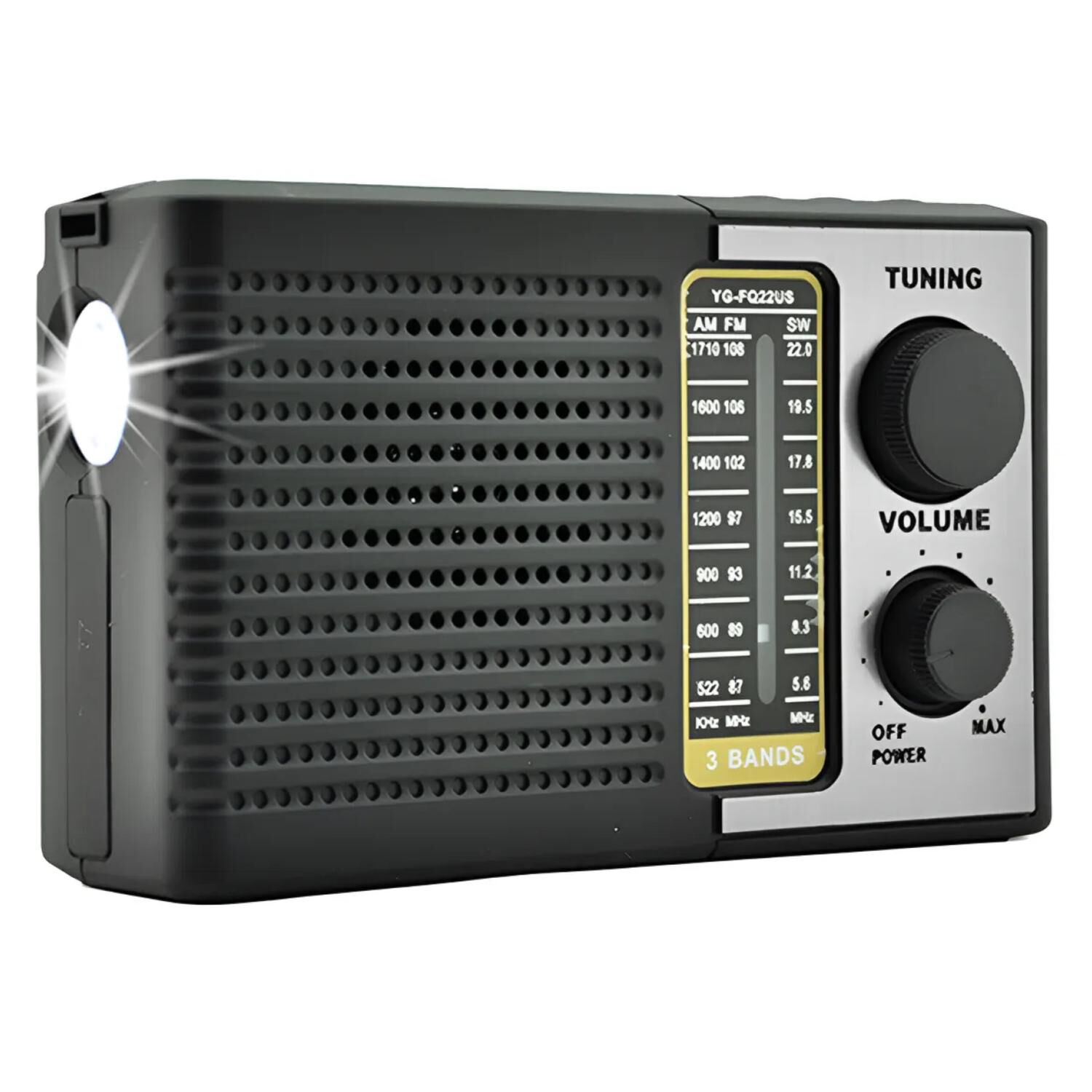 Radio Portatil Recargable Solar Led Usb Sw Am Fm image number 0.0