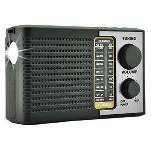 Radio Portatil Recargable Solar Led Usb Sw Am Fm