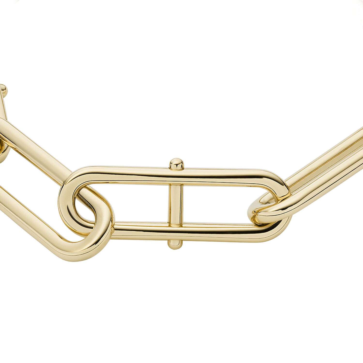 Pulsera Fossil Jf04234710 Dorado Mujer image number 2.0