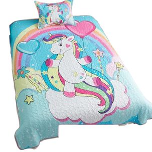 Cobertor De Verano 15 Plazas Quilt + 1 Funda Cubrecama 180x230cm