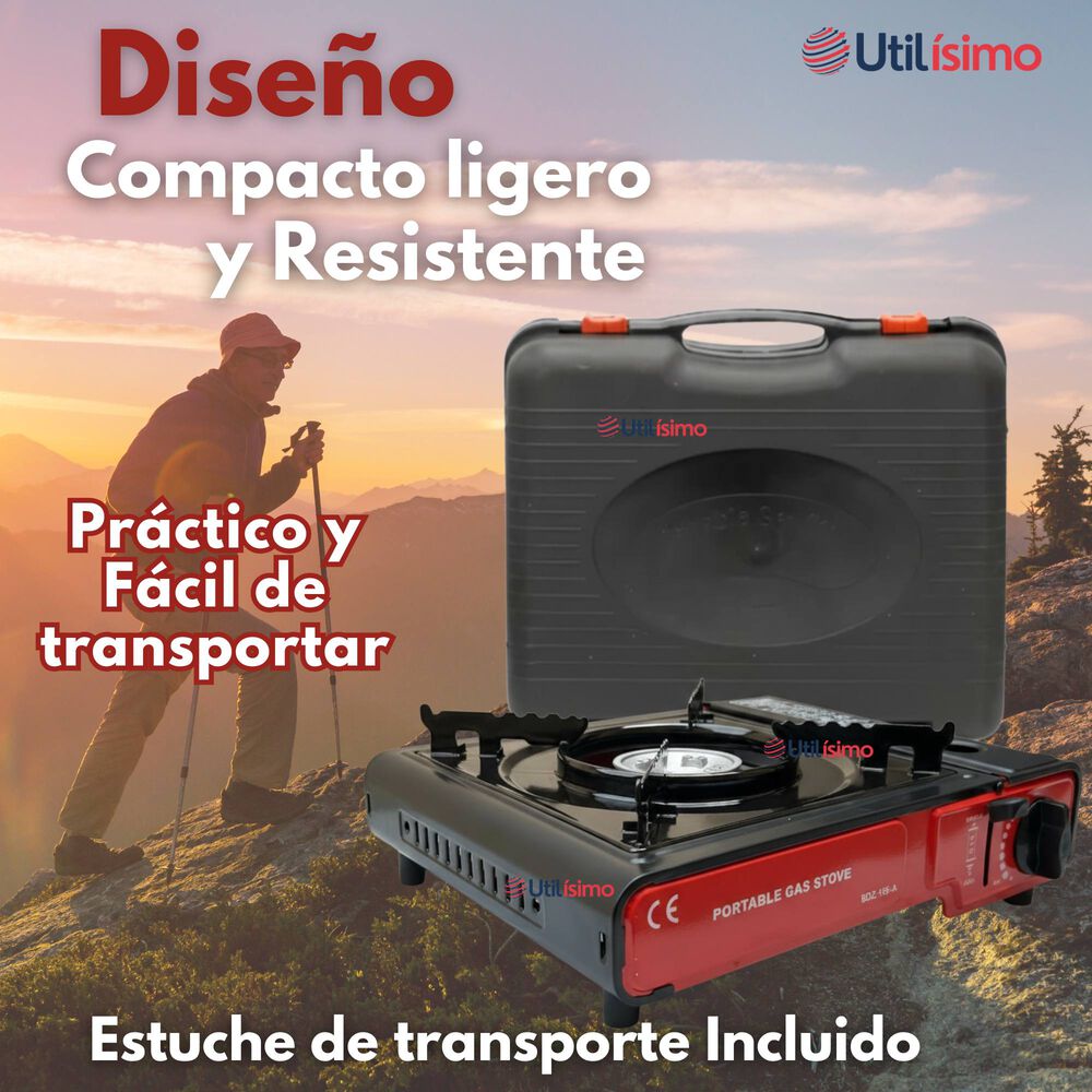 Cocina Port&aacute;til Cocinilla Camping + Kit De Instalaci&oacute;n image number 4.0