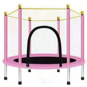 Cama Elastica Trampolin De Niños Rosada