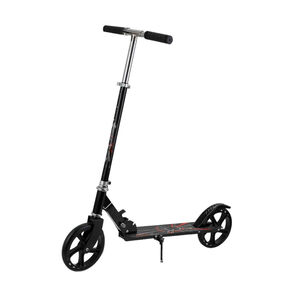 Scooter De 2 Ruedas Plegable Aluminio Color Negro - Ps