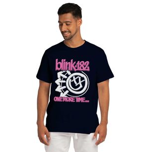 Polera Blink 182 One More Time Relieve Fucsia