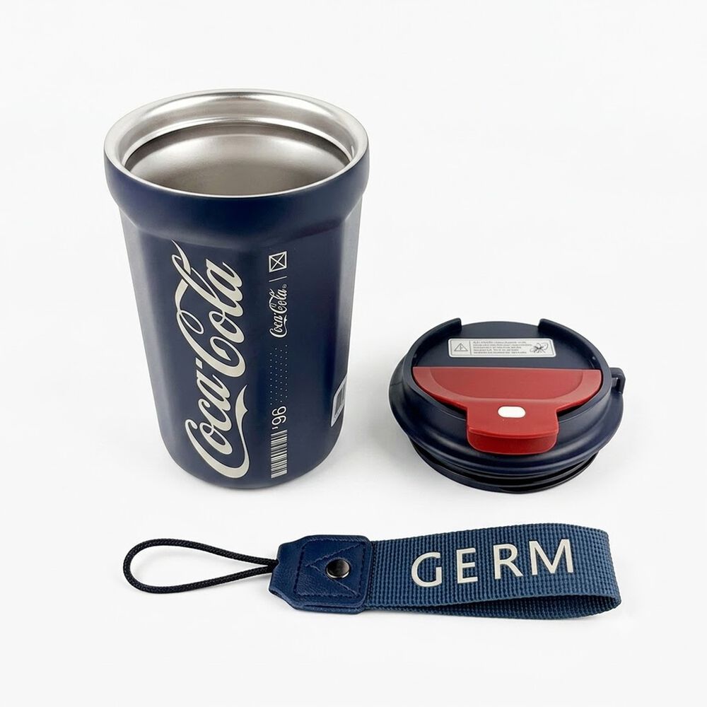 Vaso Termico Mug Germ Coca-cola Acero Inoxidable 390ml Navy image number 4.0