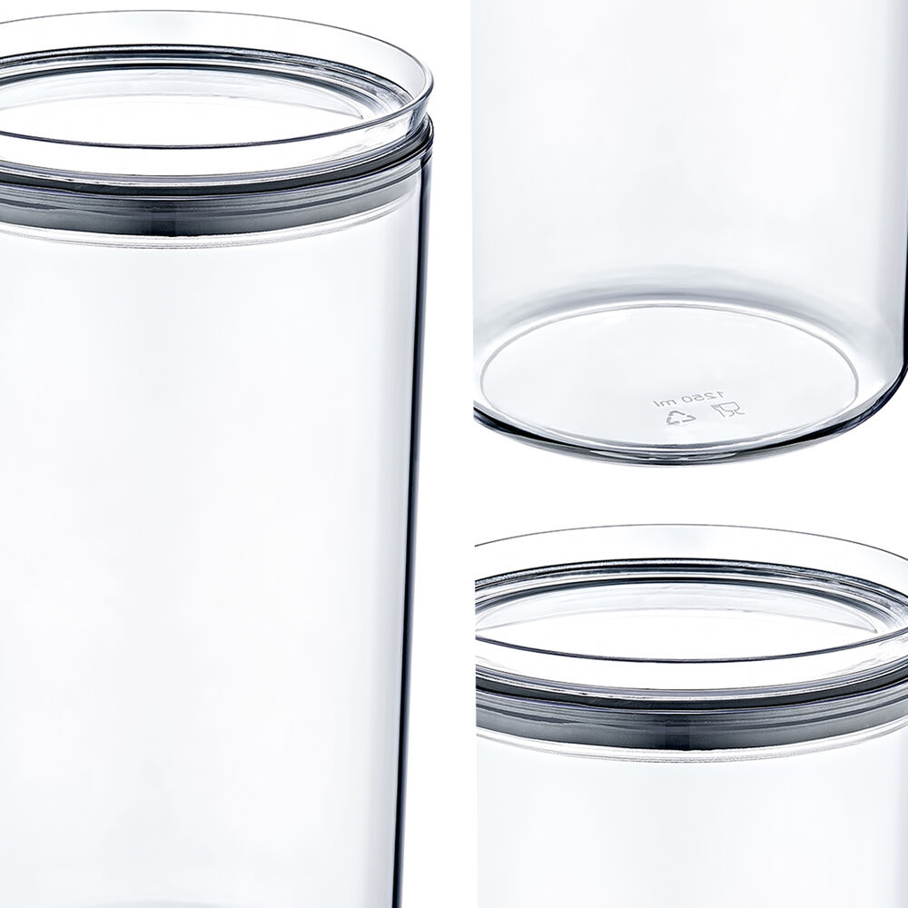 Canister Contenedor Hermético 1,25 Lt Crystal Round image number 4.0