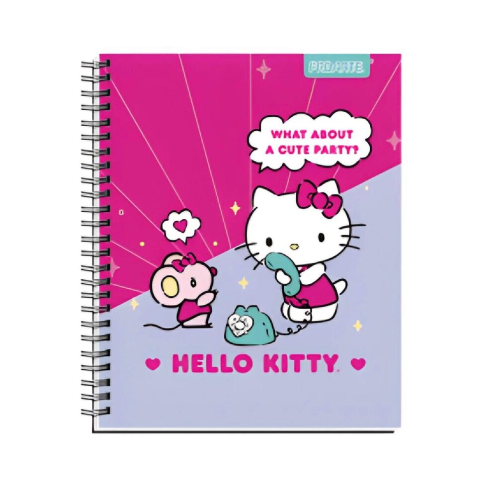 Pack De 10 Cuadernos Universitarios Hello Kitty Variado 100 Hojas image number 6.0