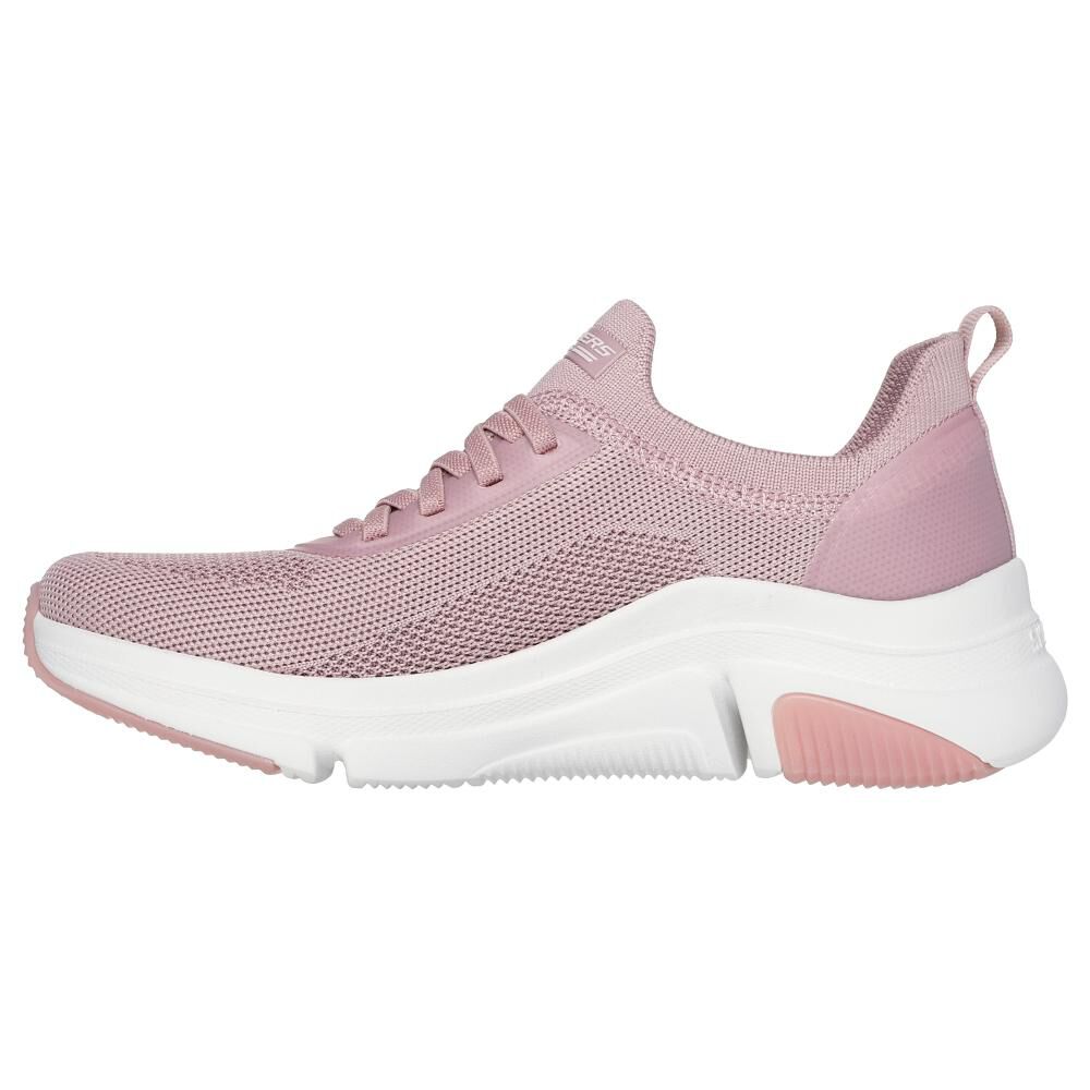 Zapatilla Urbana Mujer Skechers Bobs Sparrow Flex Rosado image number 2.0