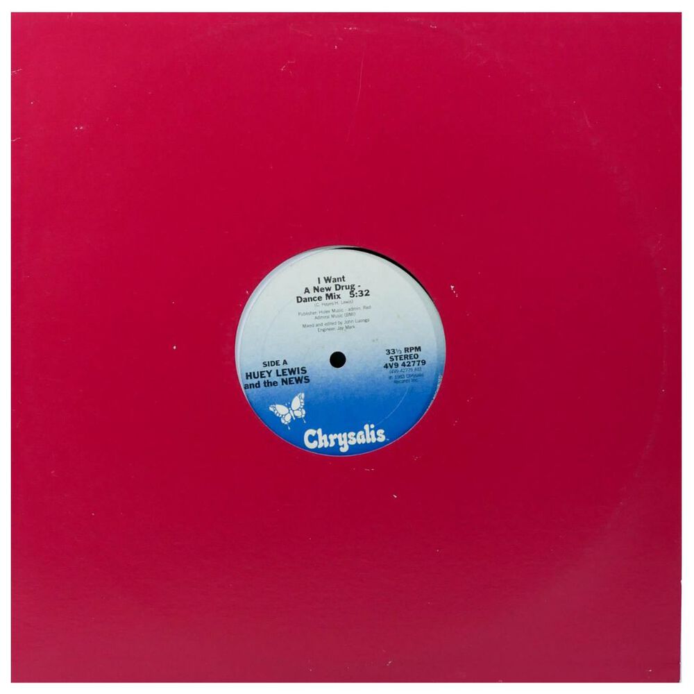Huey Lewis And The News - I Want A New Drug | 12" Maxi Single Usado image number 0.0