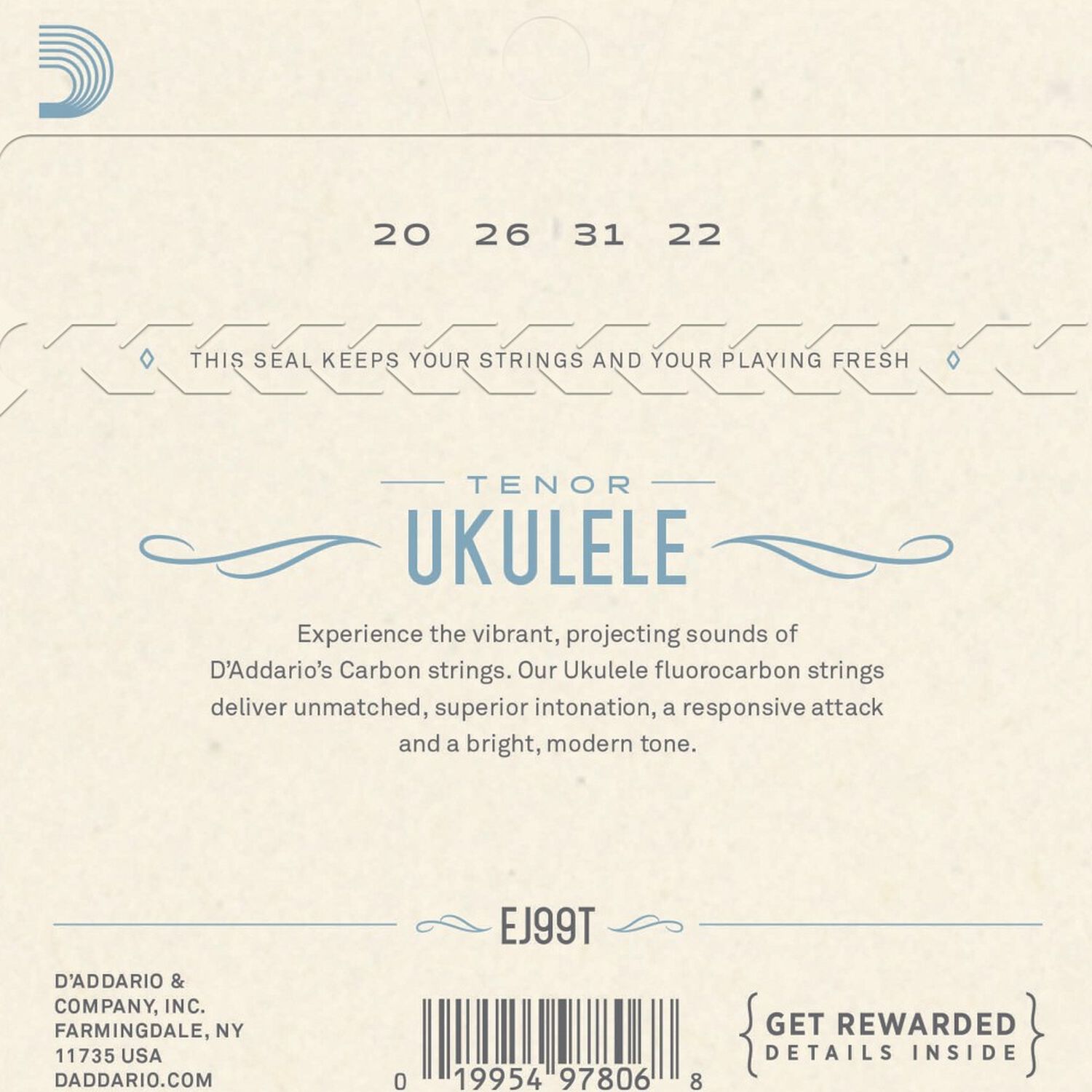 Set Cuerdas Ukelele Tenor Ej99t Daddario image number 1.0
