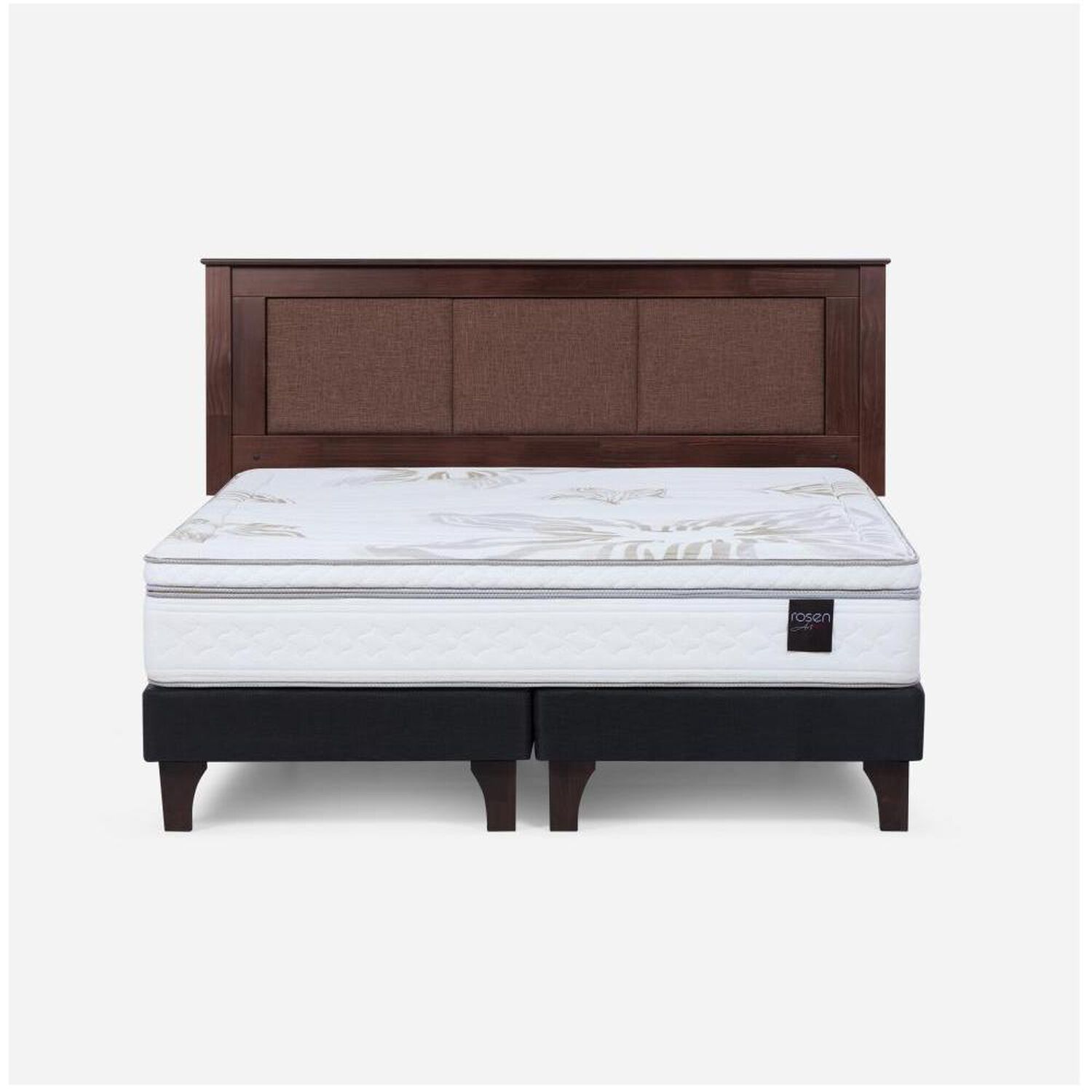 Cama Europea Rosen Art 4 / King / Base Dividida + Respaldo image number 0.0