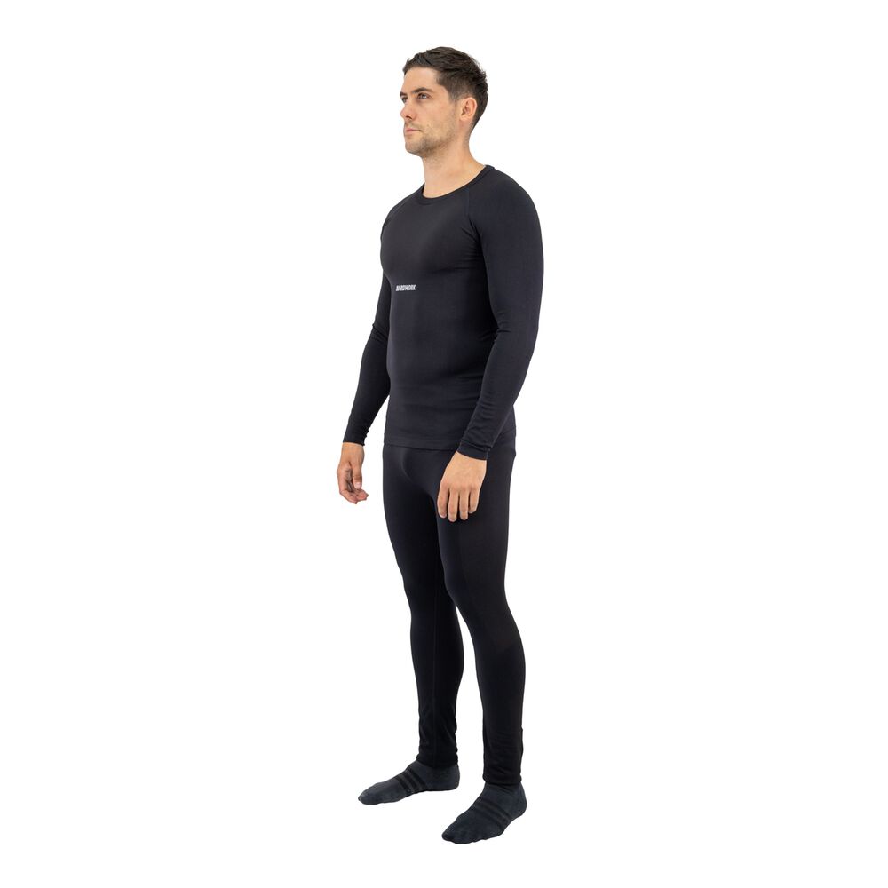 Conjunto Primera Capa Hw Patagonia Spandex Negro image number 2.0