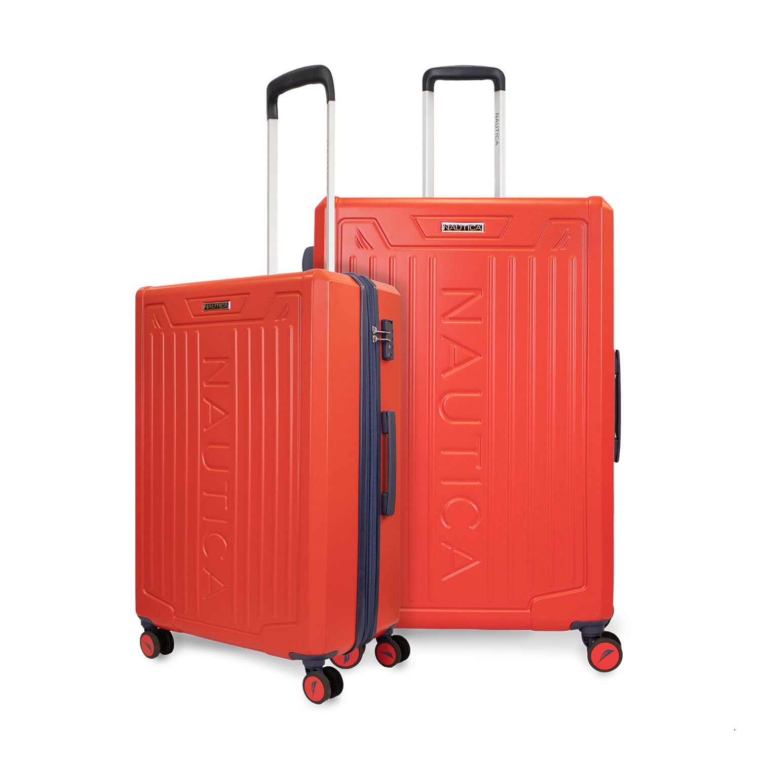 Pack 2 Maletas Copper Nautica Mediana 20k Y Grande 23k Naranja image number 0.0