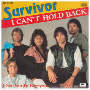 Survivor - I Cant Hold Back | 7" Single Usado