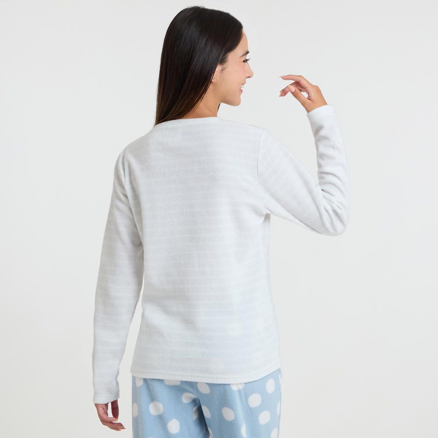 Polera De Pijama Manga Larga Mujer Freedom image number 3.0