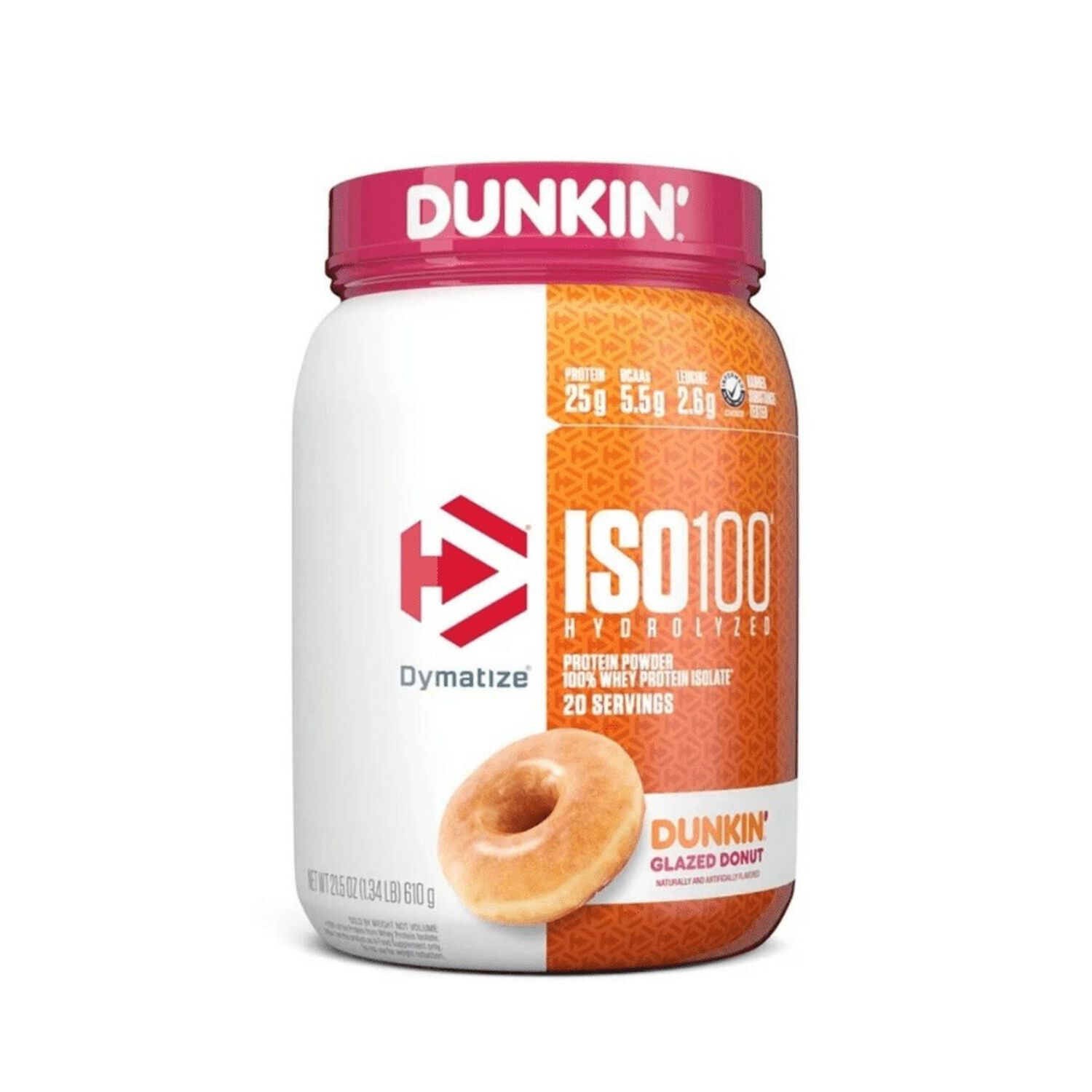 Iso 100 1,4 Lbs - Versi&oacute;n Limitada Dunkin - Glazed Donut image number 0.0
