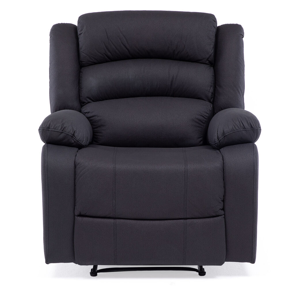 Berger 1 Cuerpo Reclinable Moderno Gris New Praga 8041rff image number 1.0
