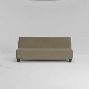 Fut&oacute;n Sof&aacute; Cama 3 Cuerpos Tapiz Genova - Sin Reposabrazos (caf&eacute;)