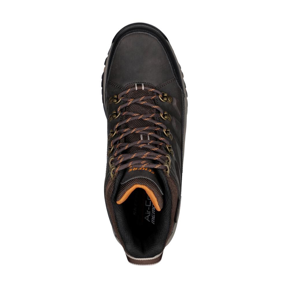 Bot&iacute;n Outdoor Hombre Skechers Relment - Daggett Chocolate image number 4.0